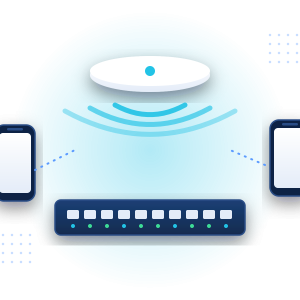 Illustration réseau Wi-Fi UniFi